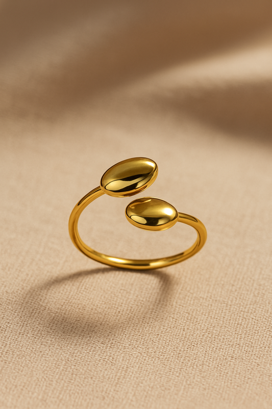 Twin Ellipse Ring