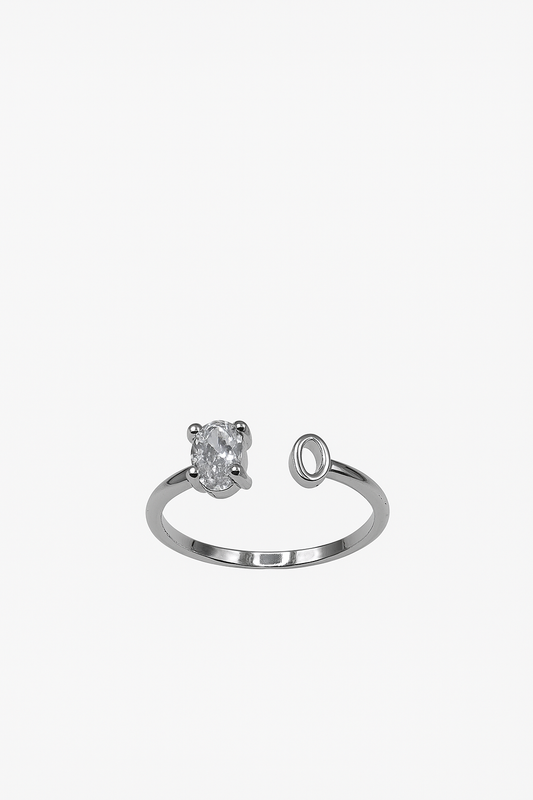 Pear & Round Ring
