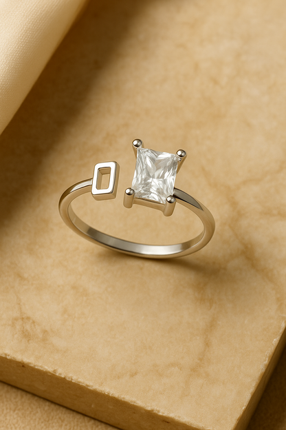 Princess Cut Duo Ring