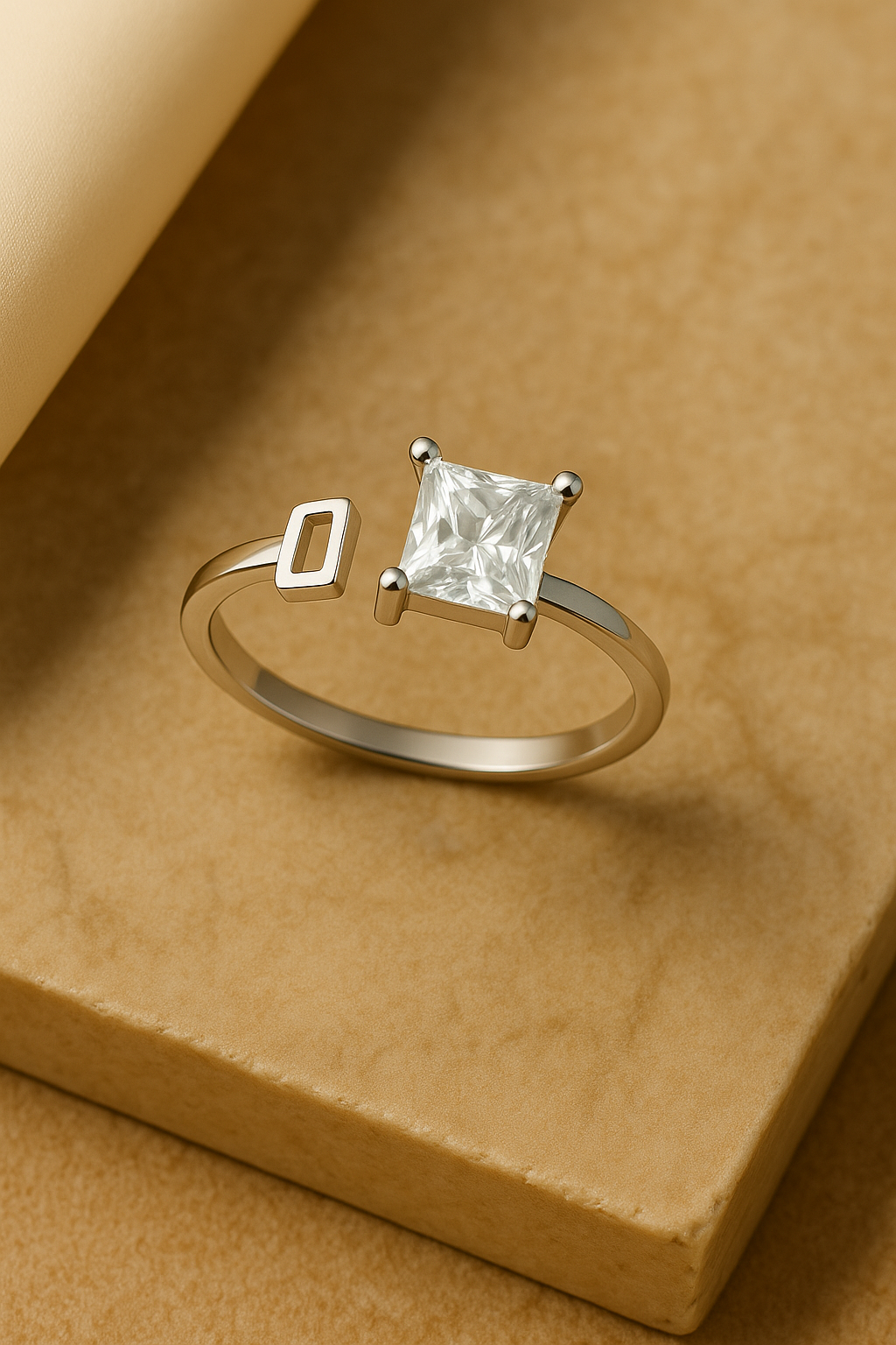Princess Cut Duo Ring