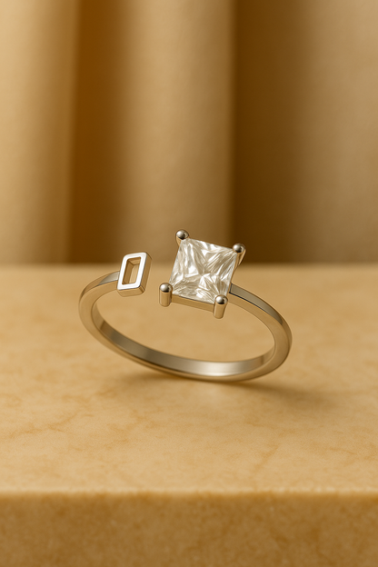 Princess Cut Duo Ring
