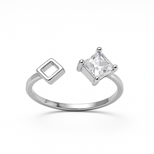 Minimalist Rhombus Ring