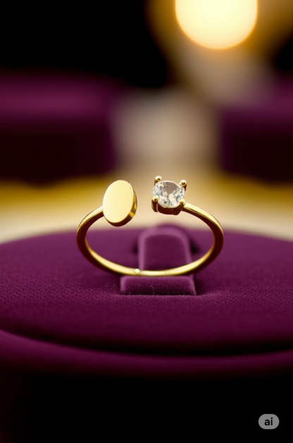Golden Disc & Spark Ring