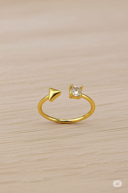 Arrow Point Spark Ring