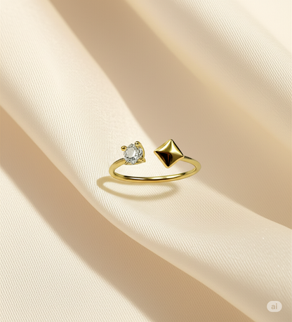 Arrow Point Spark Ring