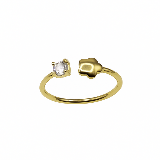 Sparkling Orb Ring