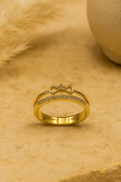 Bow Sparkle Ring