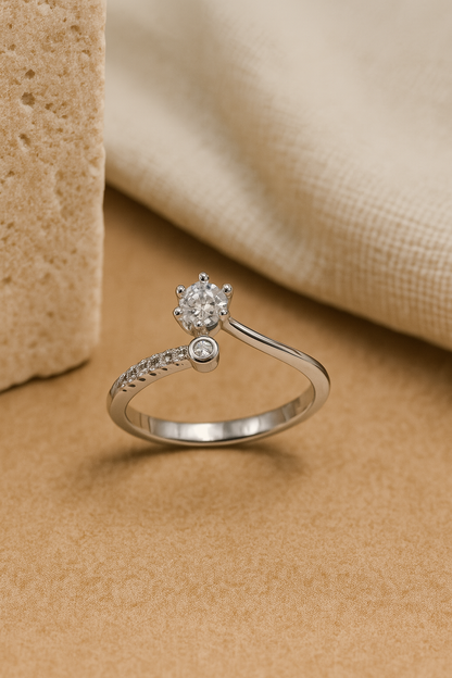 Flower Crystal Ring