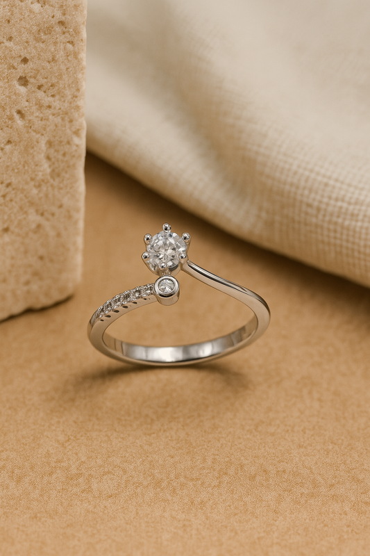 Flower Crystal Ring