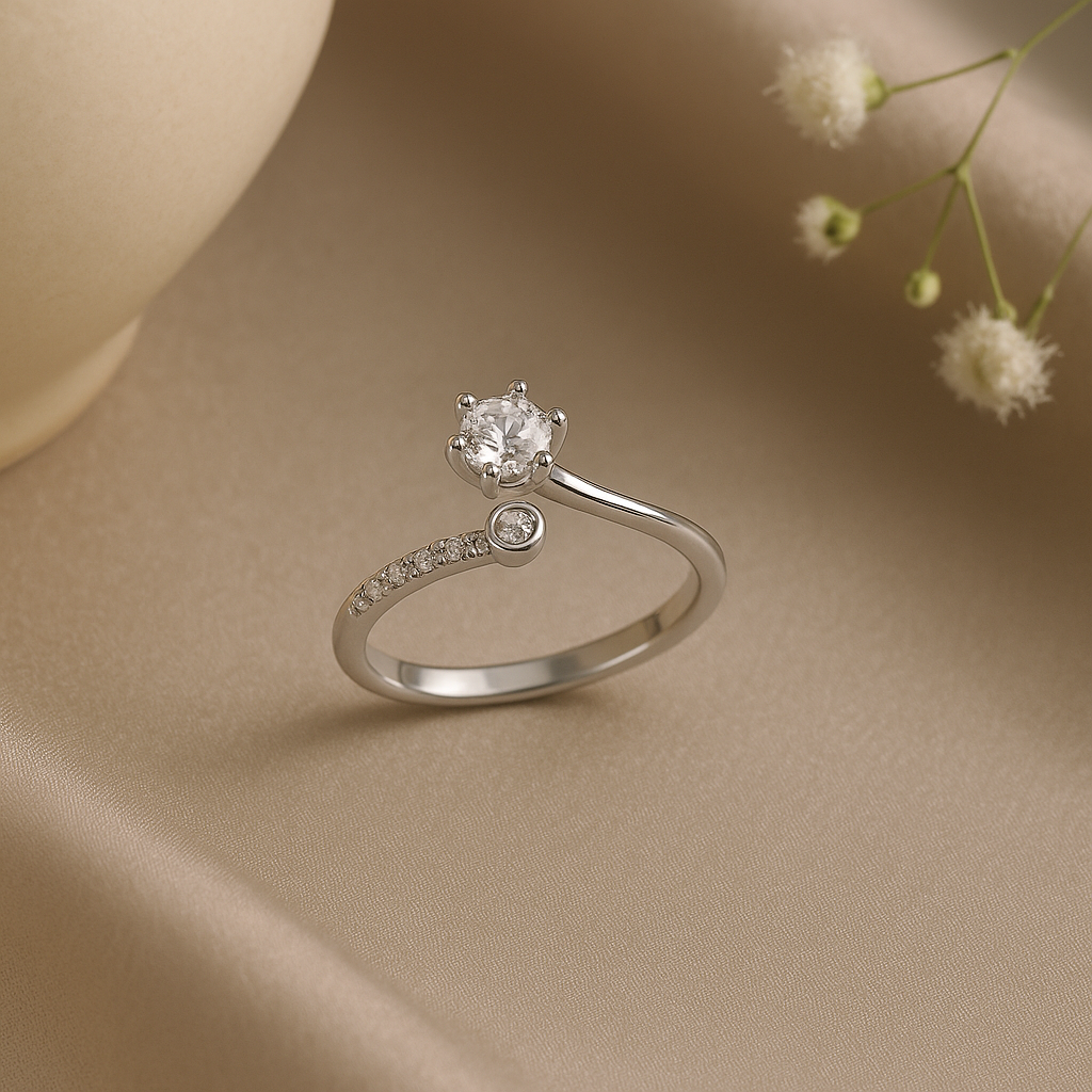 Flower Crystal Ring