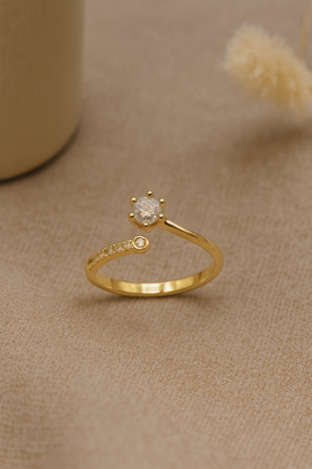 Flower Crystal Ring