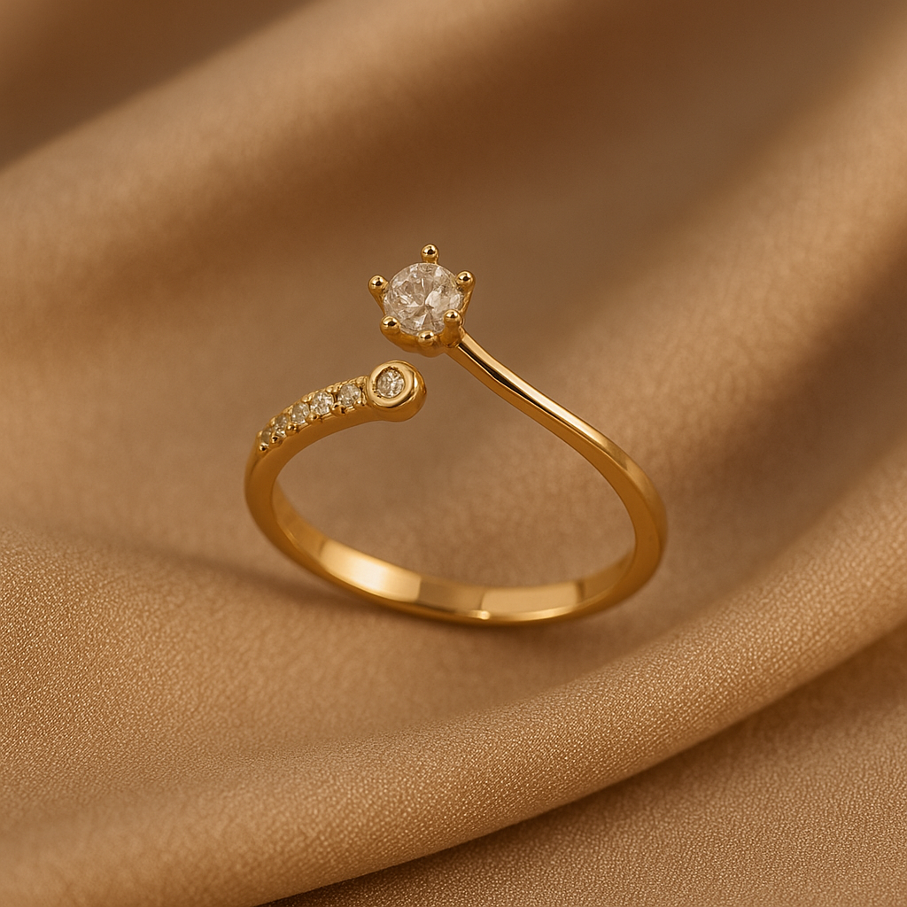 Flower Crystal Ring