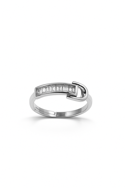 Structured Crystal Ring