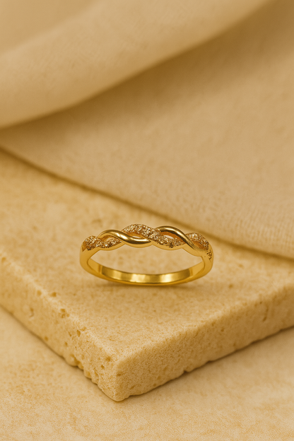 Woven Sparkle Ring