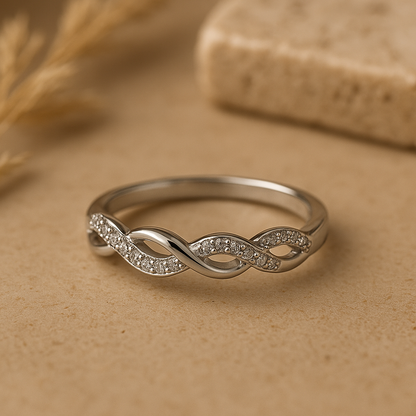 Woven Sparkle Ring