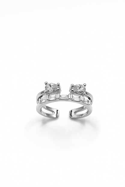 Layered Gem Ring