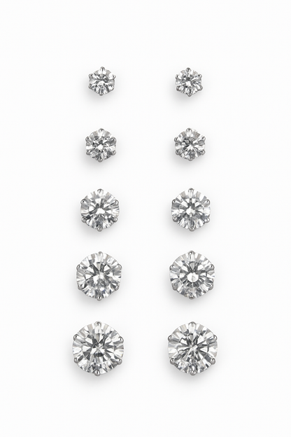 Classic Crystal Stud Set