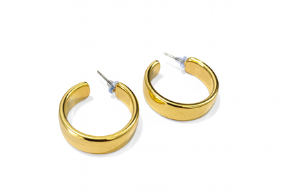 Gold Chunky Hoops