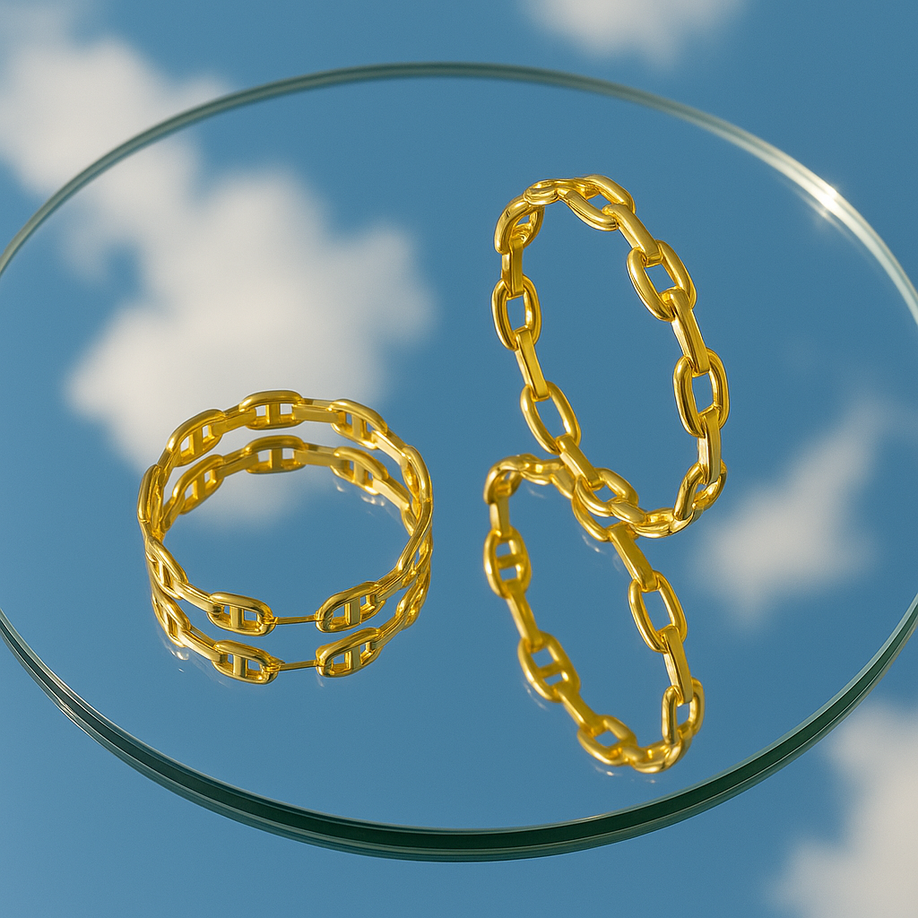 Anchor Link Earrings