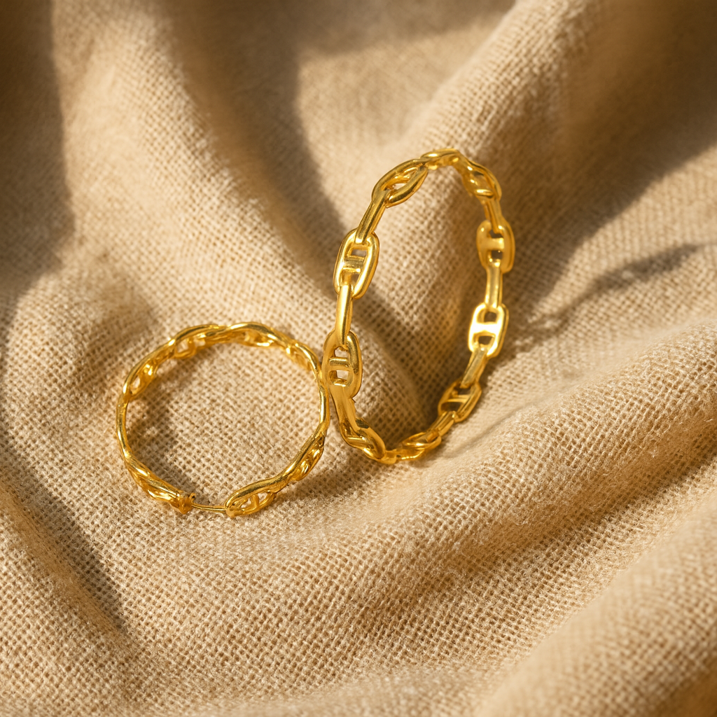 Anchor Link Earrings