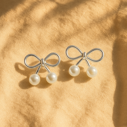 Dainty Bow Earrings
