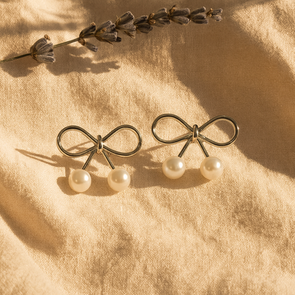 Dainty Bow Earrings