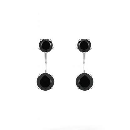 Two-Tier Drop Earrings