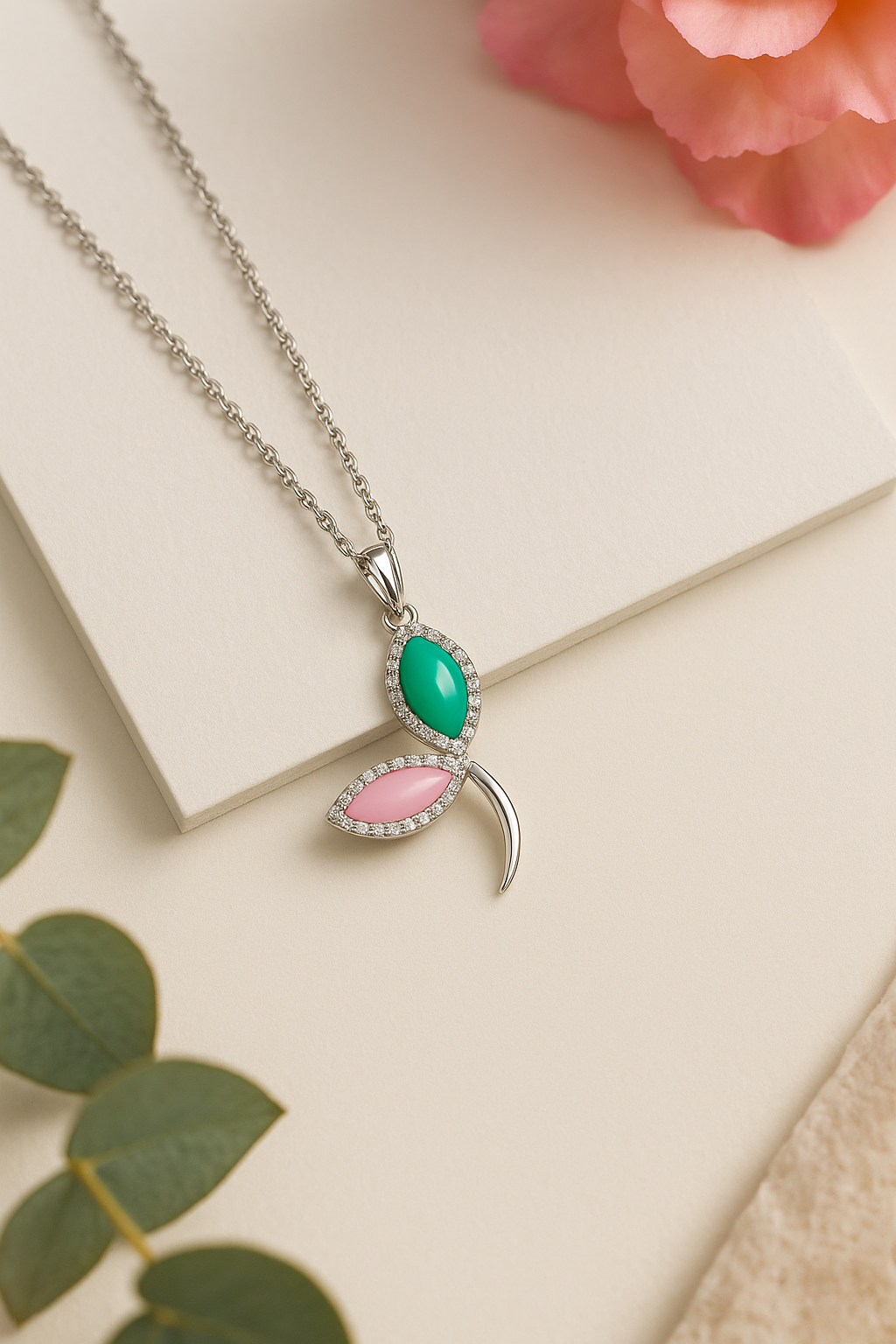 Soft Petal Necklace