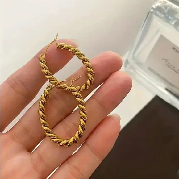 Rope Twist Earrings