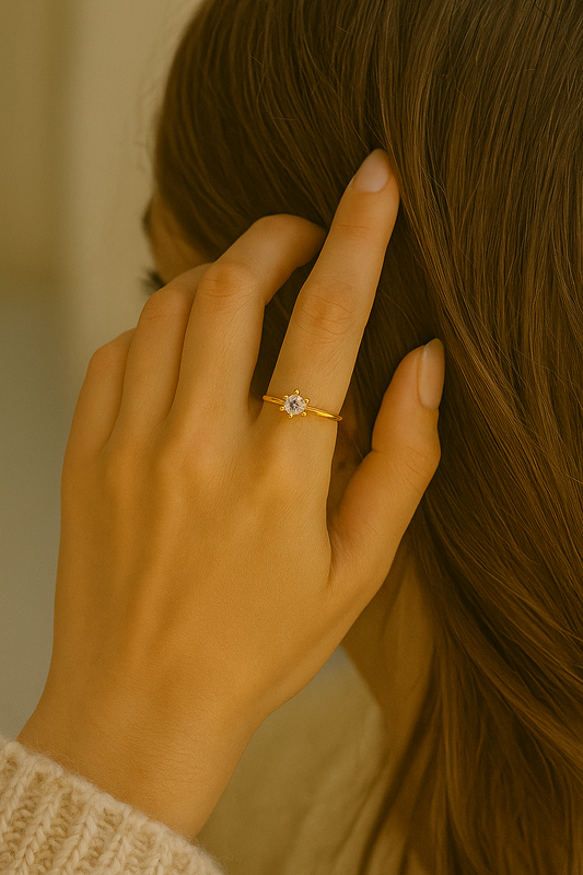 Honey Wave Ring