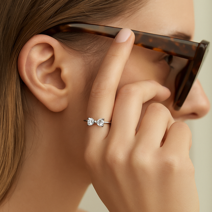 Sparkle Bow Ring