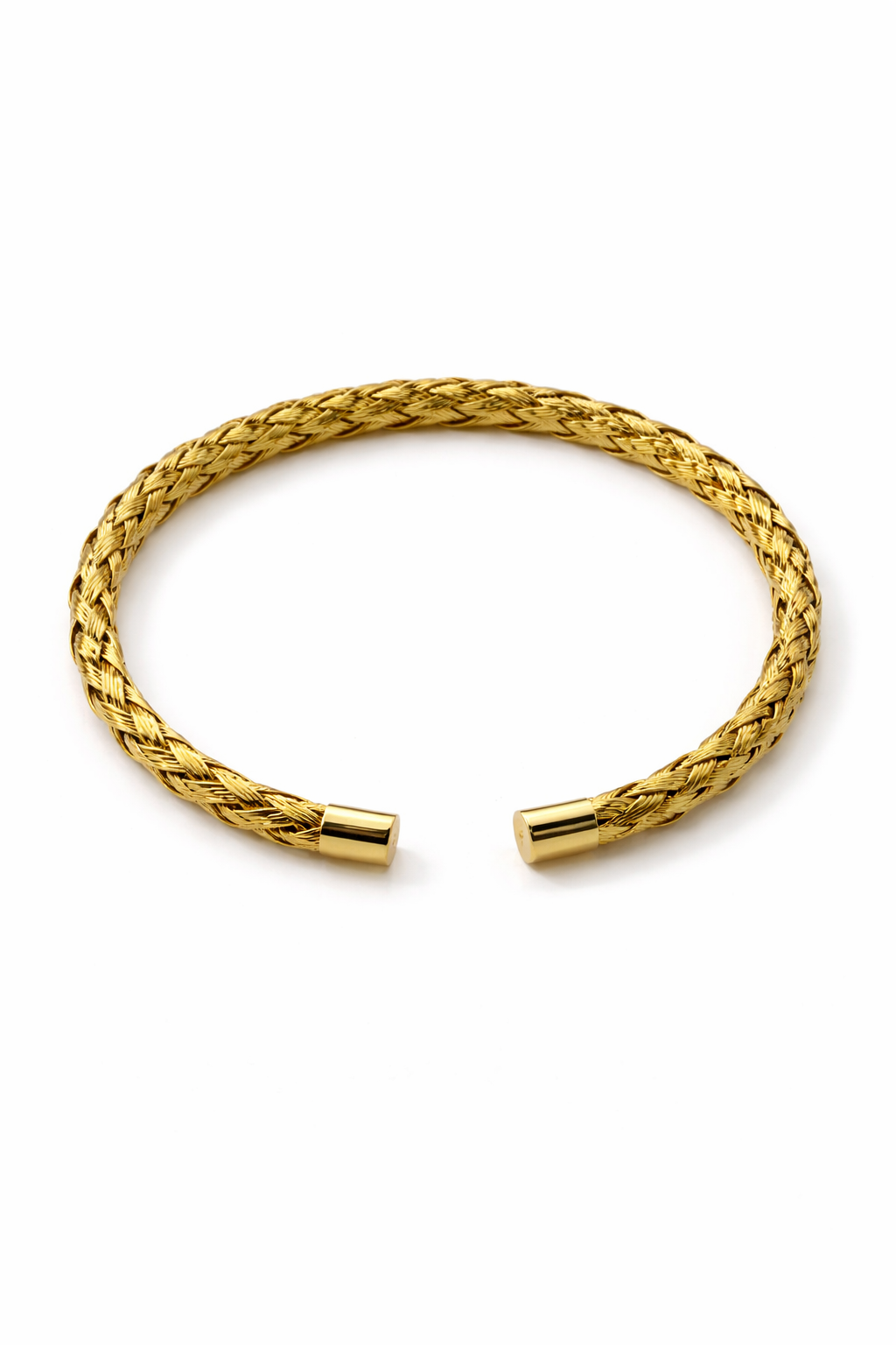 Royal Weave Gold Cuff Bracelet