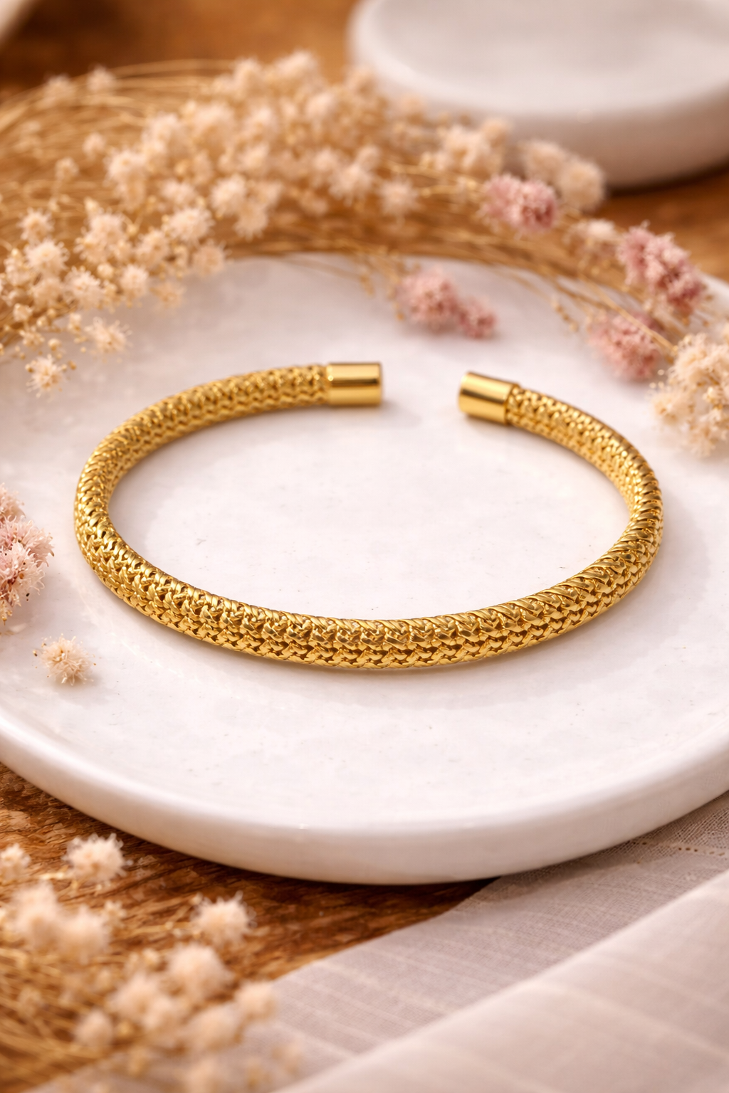 Classic Mesh Cuff Bracelet