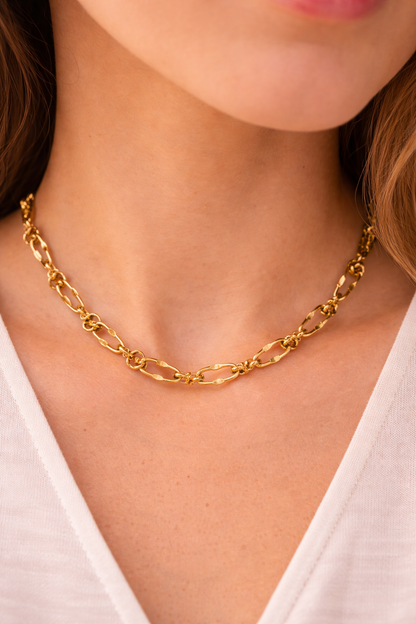 Modern Link Gold Chain Necklace