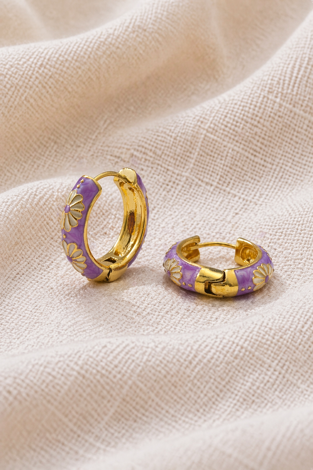 Enamel Earrings