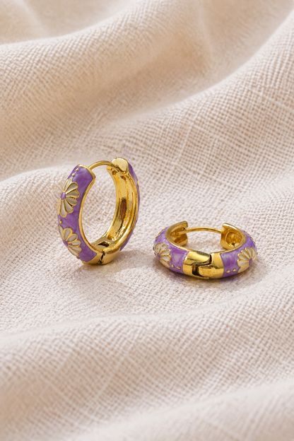 Enamel Earrings