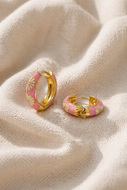 Enamel Earrings