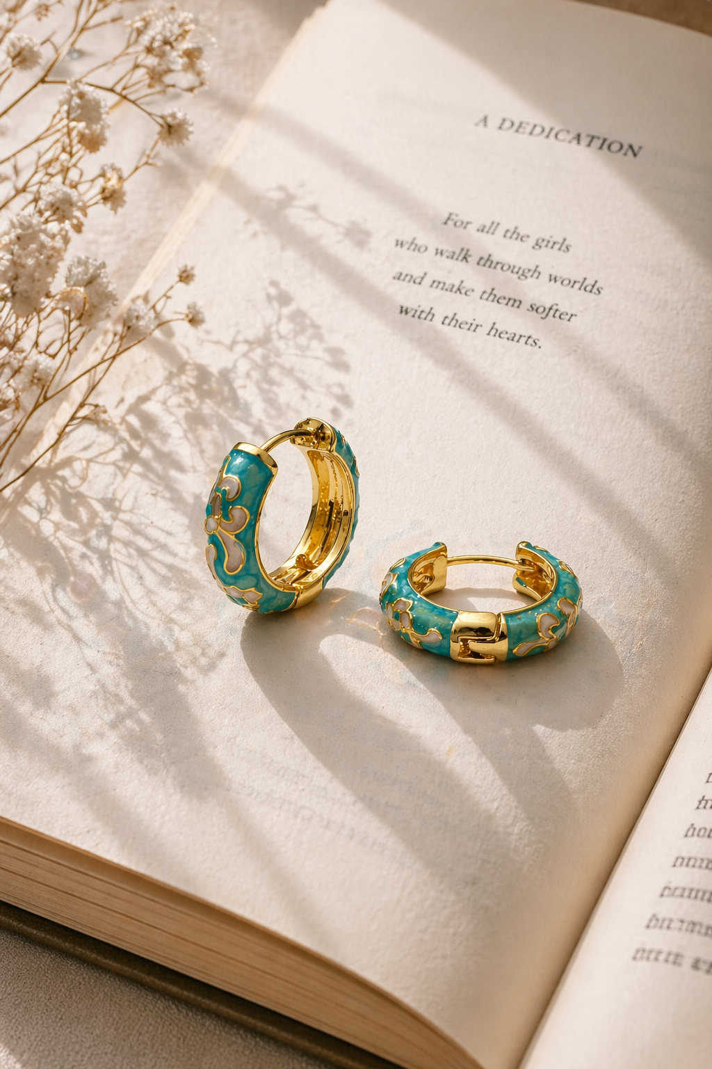 Enamel Earrings