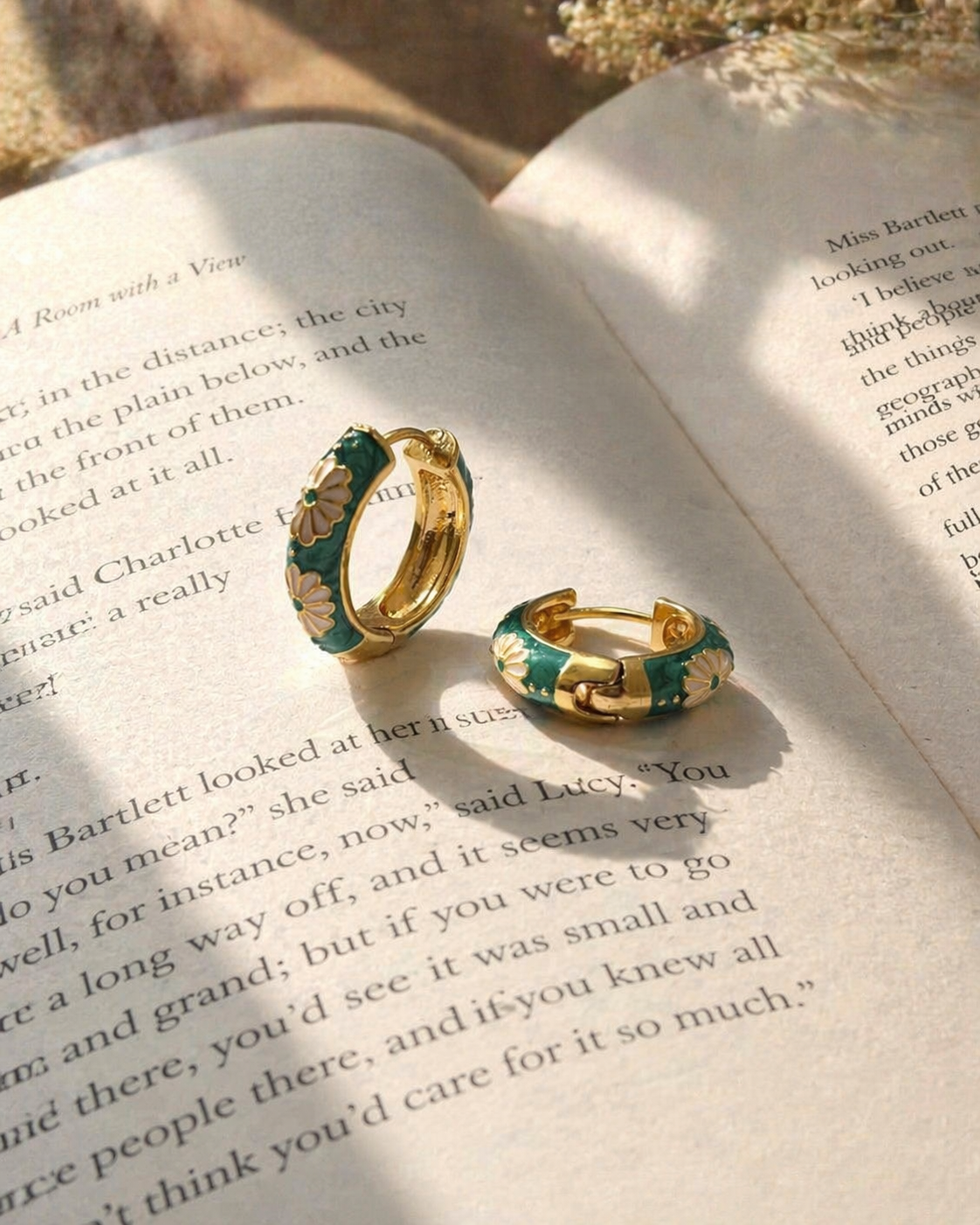 Enamel Earrings