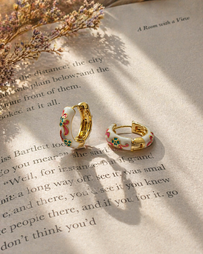 Enamel Earrings
