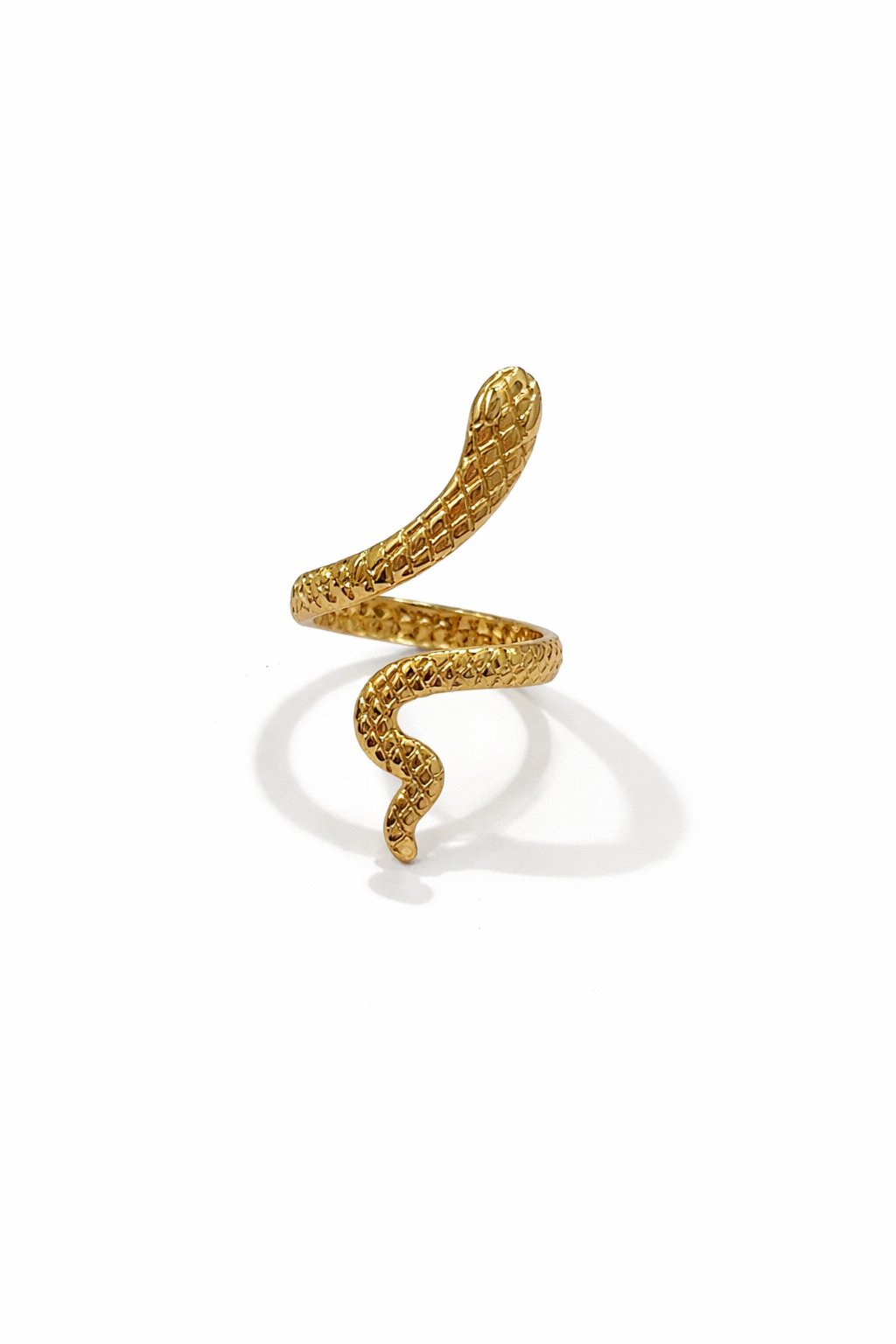 Minimal Serpent Wrap Ring