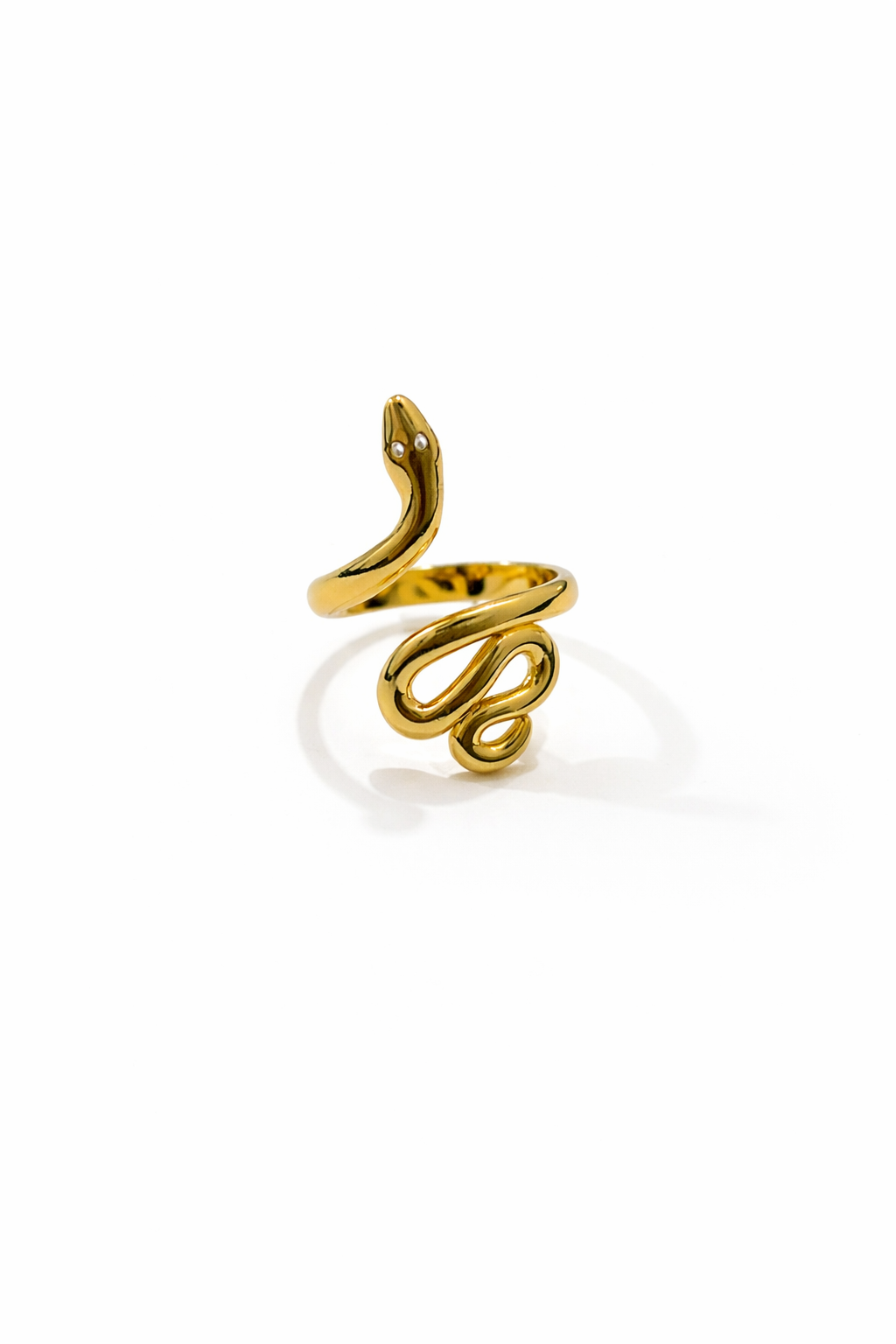Minimal Snake Wrap Ring