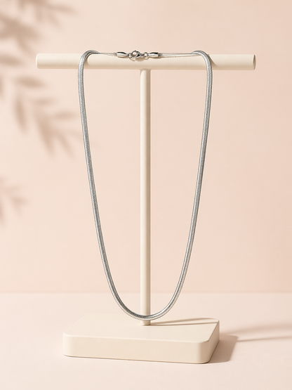 Classic Herringbone Chain Necklace