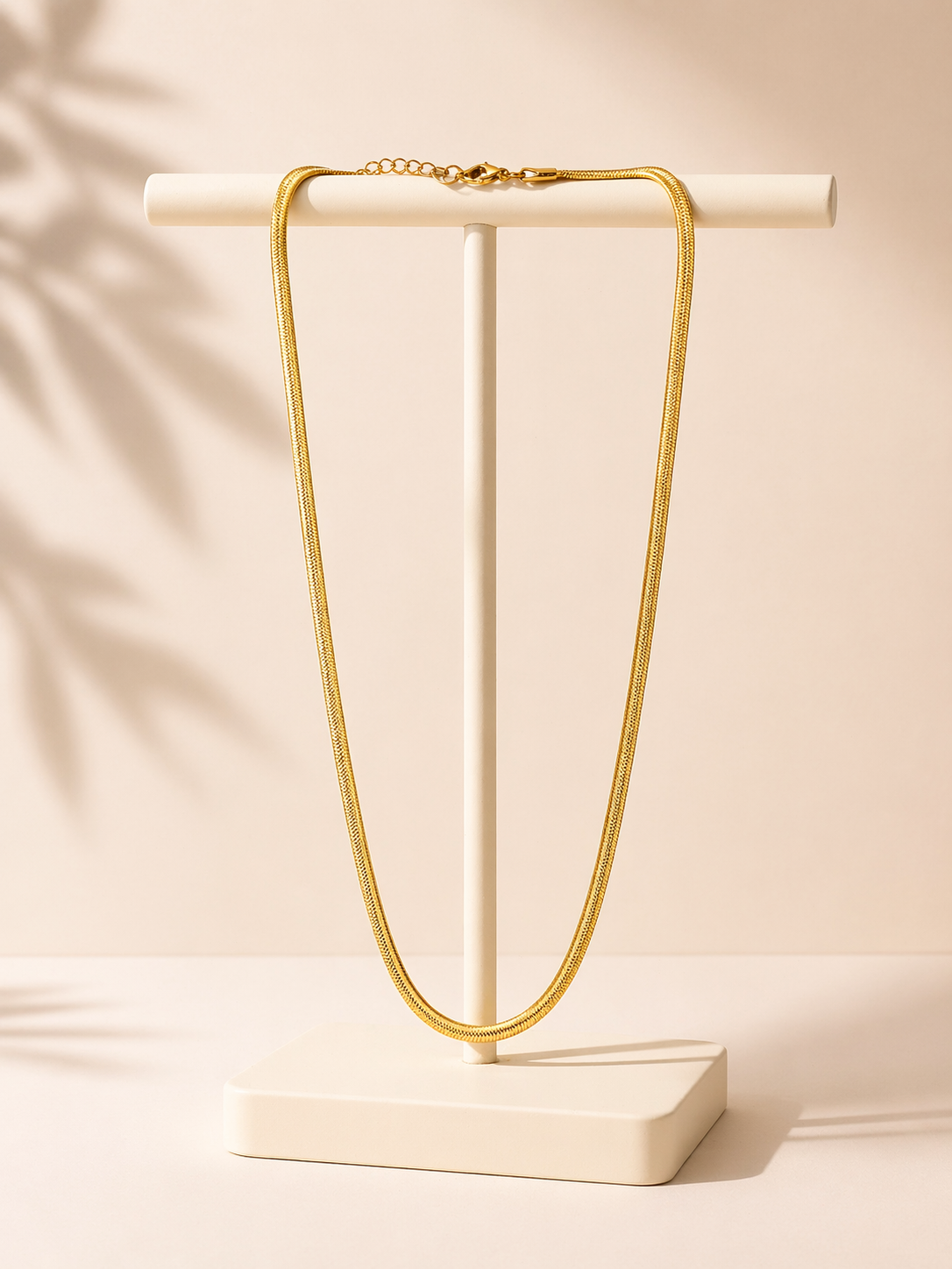 Classic Herringbone Chain Necklace