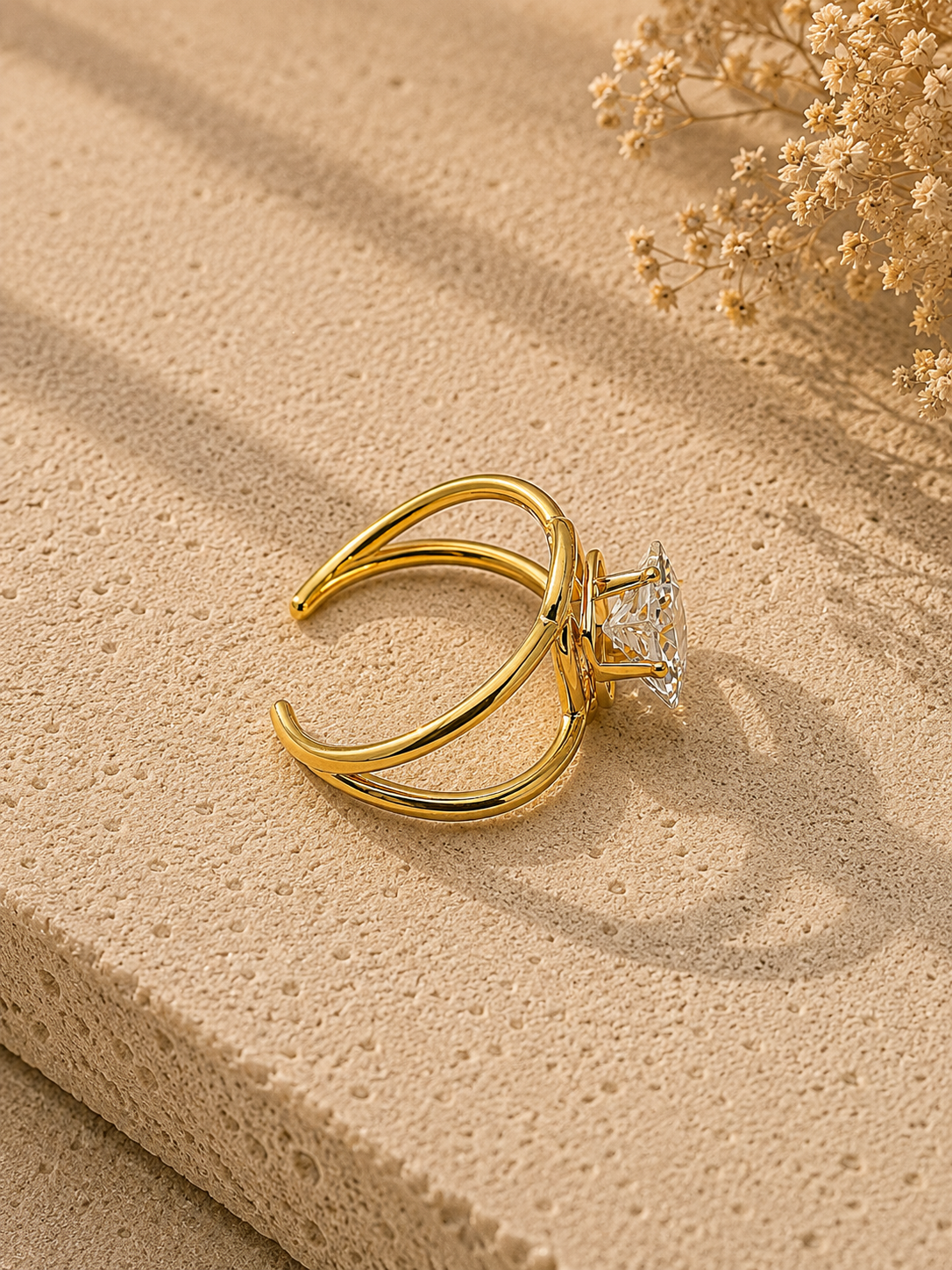 Regalia Princess Crystal Statement Ring