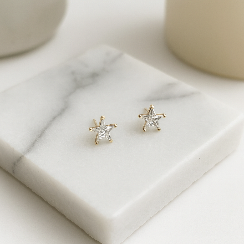 Diamond Star Studs