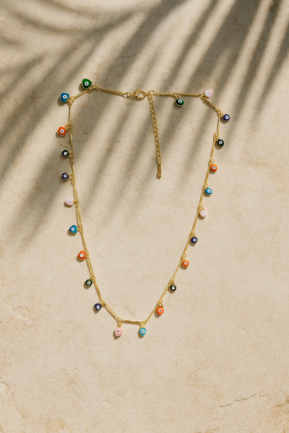 Colorful Evil Eye Necklace