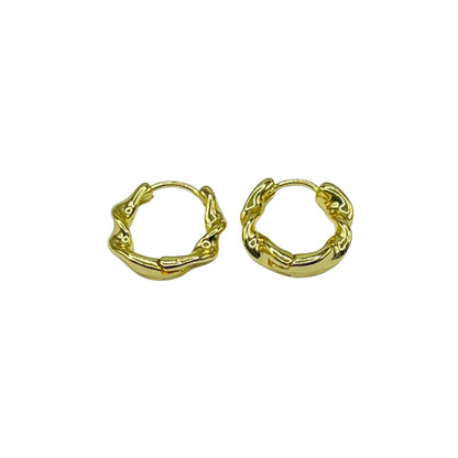 Wavy Hoop Earrings