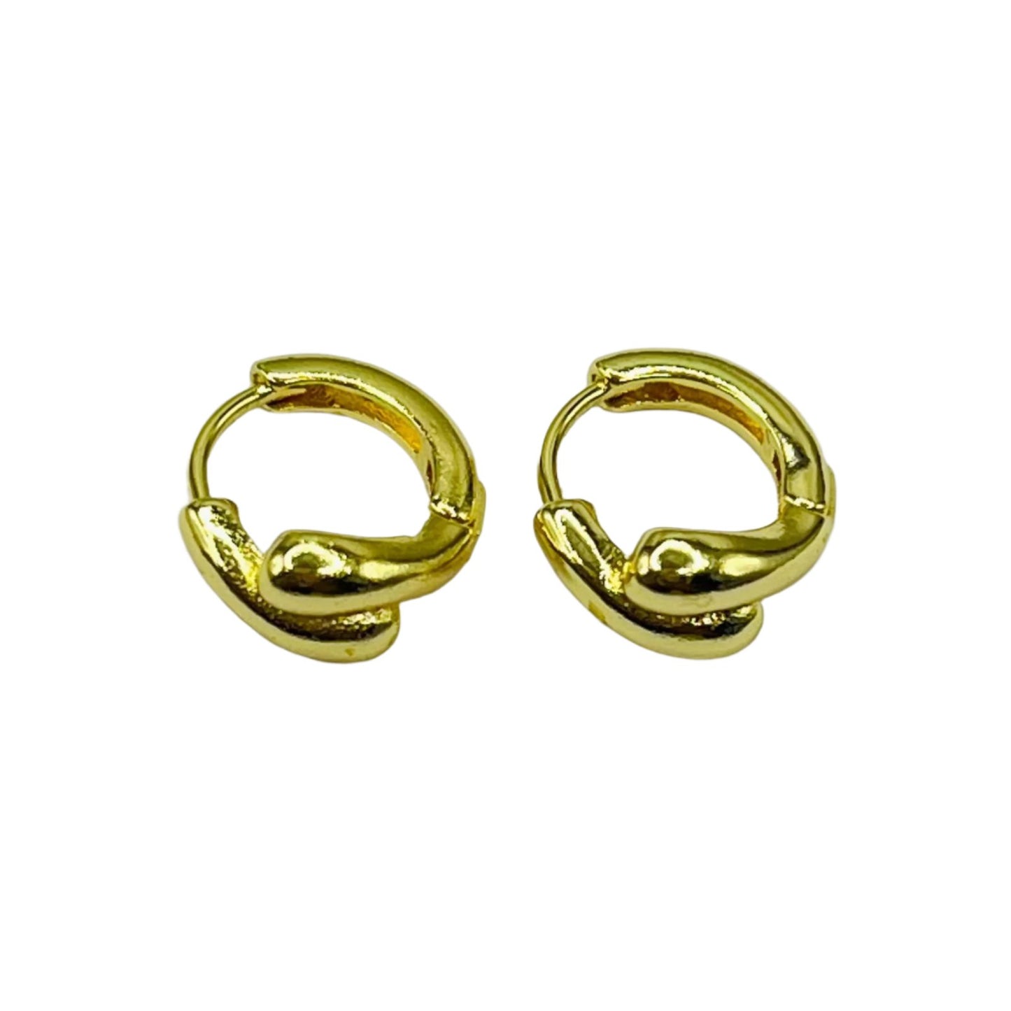 Serene Curl Hoops