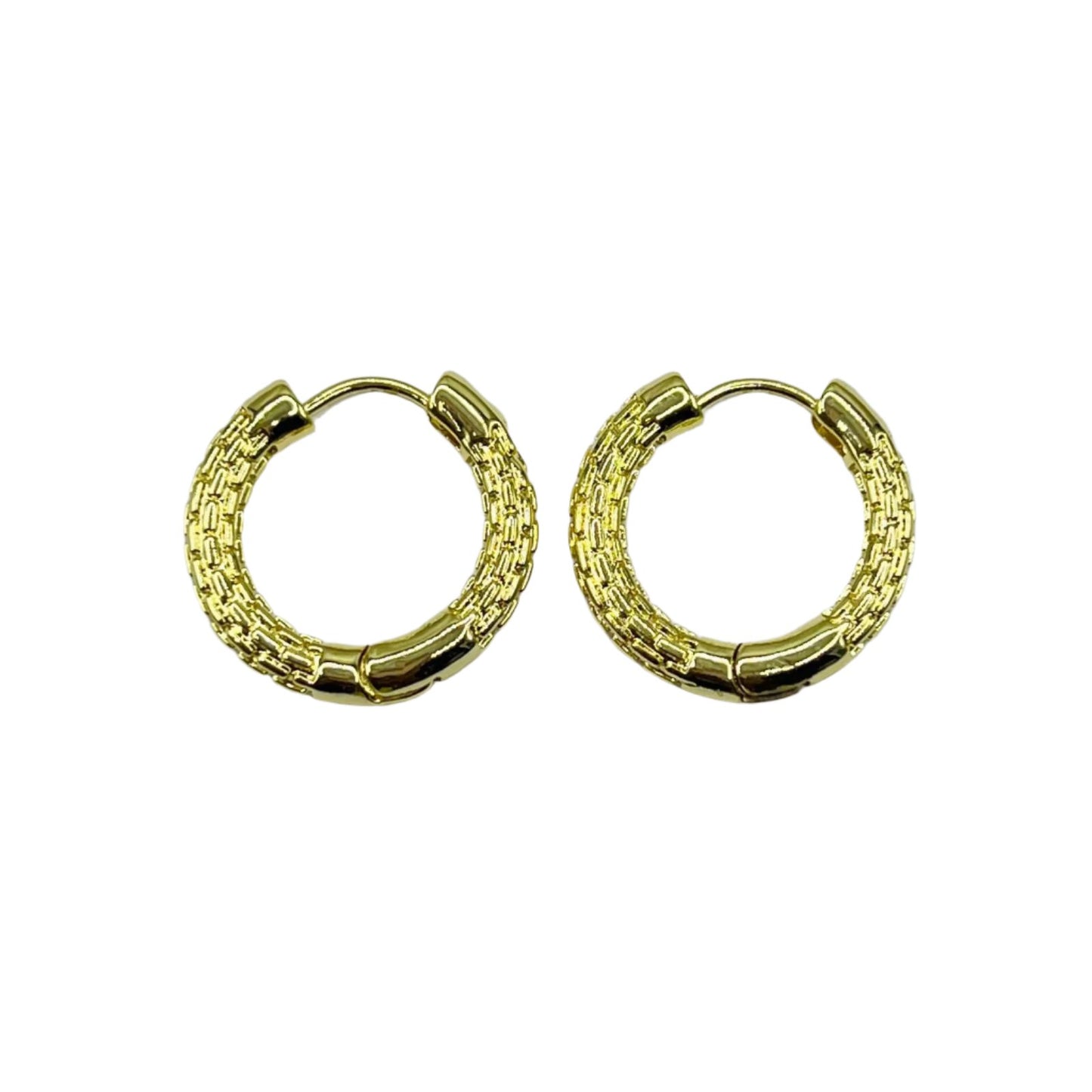 Wicker Hoop Earrings